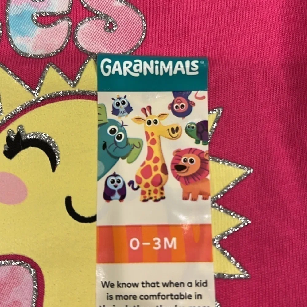 TWIN BUBDLE! 💕 Granimals girls “Here Comes The Sun” graphic tee. 0-3 month. - Picture 5 of 6